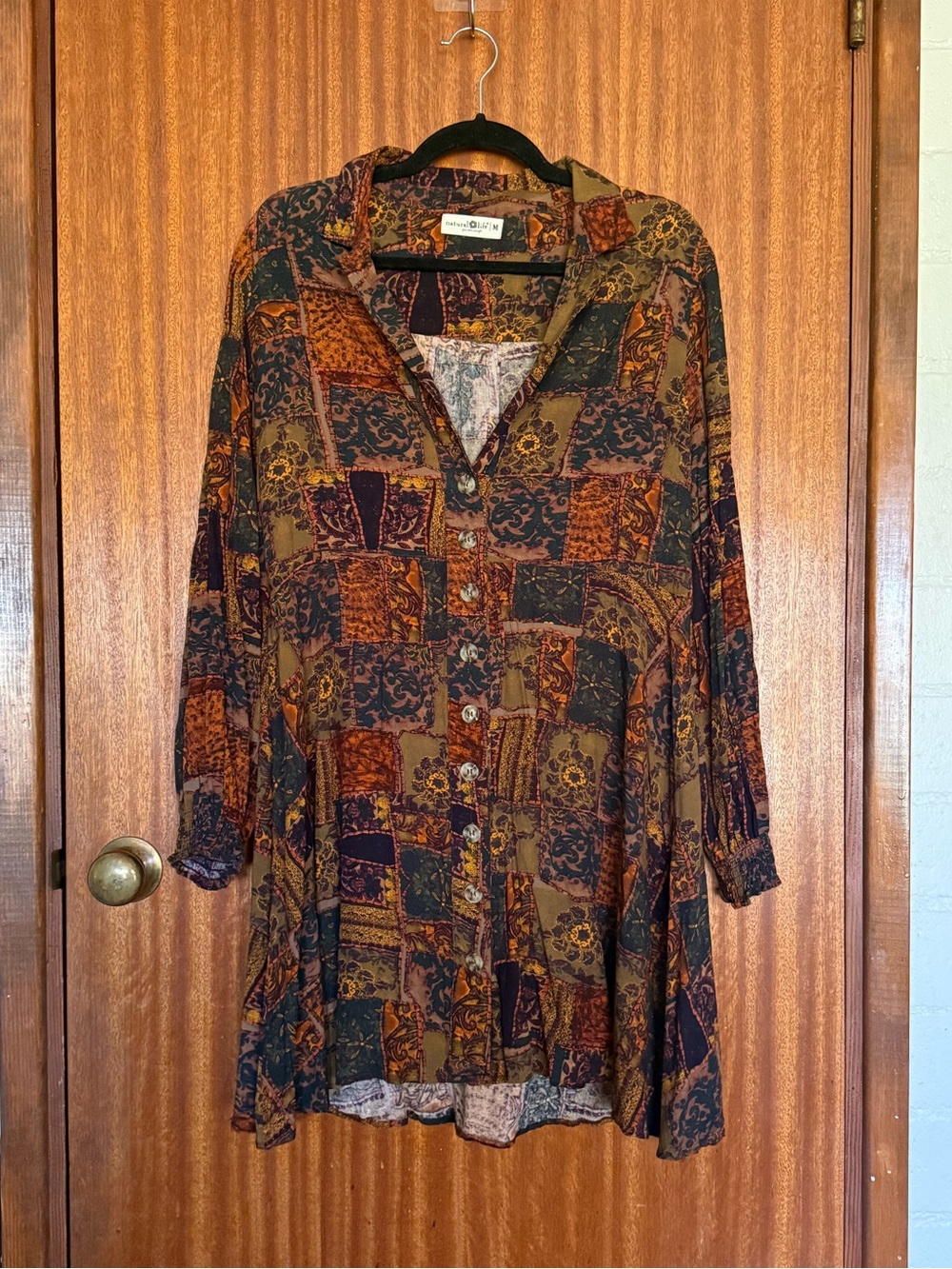 Natural Life Ansley Woven Tunic Shirt Dress